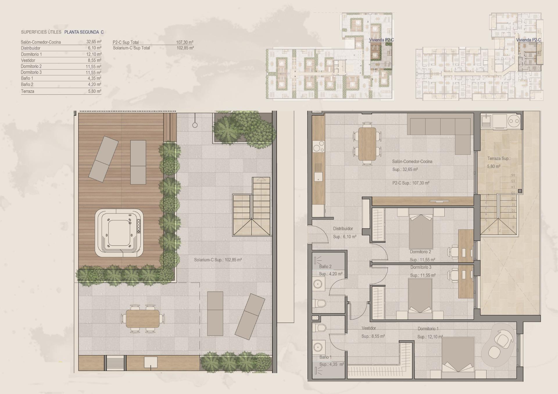 Penthouse w Torre - Pacheco #11
